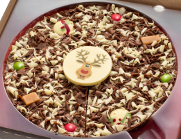 Christmas Chocolate Pizza